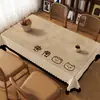 Mantel de Dibujos Animados Impermeable a Prueba de Aceite Sin Lavar Esterilla para Mesa de Comedor 2026 Nuevo Estilo Lujo Ligero Tacto de Alta Gama Mantel Mantel para Mesa de Café Retro