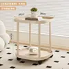 Mesa Auxiliar para Sofá, Mesa de Centro Móvil, Estante de Almacenamiento, Mesita de Noche para Dormitorio, Mini Gabinete Auxiliar de Moda para Apartamentos Pequeños