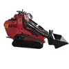 Cargadora Compacta Mini Pequeño Camión Volquete de Orugas Pala para Estiércol de Granja Carretilla Elevadora Pequeña Ingeniería de Huertos Carretilla Elevadora Pequeña