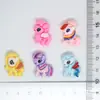 Nuevo Pequeño My Little Pony Resina Pegamento Cremoso Accesorios Funda de Teléfono Agujero Zapatos Paquete de Materiales DIY Venta al por Mayor