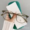 Gafas ultraligeras con montura negra lisa y blanca para mujer, miopía, disponibles con montura coreana de moda para hombre, con grandes ojos que adelgazan la cara.