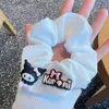 Diadema Romántica de Niña Kuromi Cuerda para el Cabello de Dibujos Animados Coreanos Linda Waffle Diadema Ancha Texturizada para Mujer