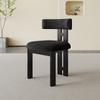 Cadeira de Jantar Vintage em Madeira Maciça Estilo Francês com Padrão de Bigodes de Gato, Nostálgica Pastoral Retrô Designer Decoração de Sala de Estar de Luxo Leve
