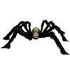 Decoración de Halloween Araña Montaje de Lugar Accesorios Araña Negra Grande de Felpa Realista Casa Embrujada Juguetes de Broma Venta al por Mayor