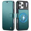 Aplicable para iPhone 17 Pro Max Estuche de Cuero tipo Flip Magnético MagSafe Apple 17E con Porta Tarjetas Funda Protectora contra Caídas para Teléfono