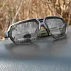 Óculos de Sol Polarizados Retrô para Homens, Pesca e Ciclismo, Óculos Anti-UV, Esportes ao Ar Livre, Viagem, Montanhismo, Óculos de Sol à Prova de Vento