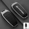 Adequado para Capa de Chave Hyundai Parisi Tucson Santa Fe Sonata Controle Remoto Fivela de Concha de Metal Bolsa