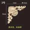 Talla de Madera Dongyang Madera Maciza Flor de Esquina Estilo Europeo Talla Esquina Decorativa Francesa Patrón de Cuatro Esquinas Talla de Madera Tamaño Completo En Stock