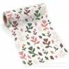 Pegatina de Vidrio con Impresión UV Rosa Claro Verde Flores Pequeñas Pegatina Decorativa para Puerta y Ventana Venta al por Mayor