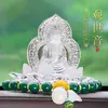 Adorno para Coche Guanyin Interior Guanyin Doble Cara para Seguridad Tablero del Vehículo Decoración de Lujo