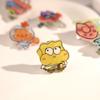 Horquilla de Pelo Bob Esponja de Dibujos Animados Patricio Estrella Linda Corazón de Niña Acrílico Pico de Pato Clip Estudiante Flequillo Clip Lateral