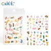 Itens Decorativos Pequenos Ins Adesivos Transparentes de Desenho Animado para DIY Acessórios de Polaroid Adesivos Criativos Fofos Universais