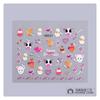 Adesivos 3D para Unhas Coração Girly Estilo Coreano Decalques de Nail Art Moda Hyuna Adesivos de Unha Desenho Animado Fabricante Personalizado