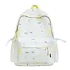 Mochila nueva de estilo bosque, alta apariencia, fresca, dulce y linda con estrellas, para estudiantes de secundaria y preparatoria, bolsa ligera y simple de doble hombro
