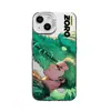Marca de marea transfronteriza es adecuada para funda de teléfono móvil Apple 16promax avanzada 15/14/13 nuevo color plateado envolvente