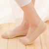 Meias Sapatilha Meias Femininas de Algodão Renda Antiderrapante de Silicone Não Caem Tamanho Grande Japonês Verão Fina Boca Baixa Meias Invisíveis para Crianças