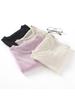 Verano Simple para Mujer Cuello Redondo Holgada Adelgazante Color Sólido Suave Ceroso Ligera Tejida Lyocell Lino Camiseta de Manga Corta