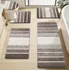 Set de Baño Estilo Minimalista Moderno Felpudo para Piso Imitación Cachemir Suave Agradable a la Piel Felpudo para Pies Alfombrilla Absorbente para Piso de Baño Transfronterizo