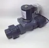 Válvula Solenoide de União Dupla em CPVC DN50 Flangeada Válvula Solenoide Anticorrosiva