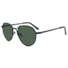 Gafas de Sol Clásicas Redondas Estilo Europeo y Americano, Modernas y Versátiles para Fotografía Callejera, Protección Solar, Unisex, Gafas de Sol Metálicas al por Mayor