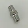 Conector Roscado Hexagonal de Doble Extremo de Acero Inoxidable para Conexiones Directas a Tuberías de Agua y Conexiones de Tuberías Internas/Externas
