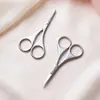 Tijeras Pequeñas Multifuncionales de Acero Inoxidable Transfronterizas Tijeras de Bordado de Belleza Recortador de Cejas y Barba En Stock Suministro Directo