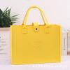 Bolsa Tote de Feltro de Lã de Grande Capacidade em Formato de Urso, Personalizável com Logo, Adequada para Eventos Empresariais Corporativos, Bolsa de Presente Portátil de Feltro