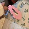 Presilha Nuvem Onda Cor Doce Presilha BB Simples Combina com Tudo Grampo de Cabelo Fosco diy Franja Lateral Acessórios de Cabelo Parte de Trás da Cabeça