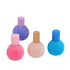 Frasco de Perfume Aveludado 50ml Vidro Transparente Pequeno Frasco Recarregável Atacado Frasco Spray Contínuo Frasco Vazio com Tampa de Perfume Aveludada