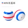 Cuentas Redondas de Silicona Cuentas de Silicona Impresas Cuentas de Transferencia de Agua 15mm Grado Alimenticio Cuentas Mordedor Molares Cuentas Sueltas Venta al Por Mayor