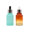 Frasco Conta-gotas de Vidro Preto para Chá com Ombro Inclinado 30ml, Frasco para Essência, Frasco para Óleo Essencial, Frasco de Vidro para Líquidos de Beleza, Fabricante em Estoque