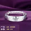 Pulseira de prata 999 pulseira de prata feminina prata pura estilo étnico presente para namorada para mãe aniversário presente para o Dia da Mulher