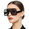 Venta Directa de Fábrica Estilo Tiktok Montura Media de Moda Multicolores Pieza Única Gafas de Sol Estilo Gafas Transfronterizas Europeas y Americanas