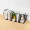 Estantería de mesa simple, estante de almacenamiento para escritorio de oficina, estante de almacenamiento pequeño al lado del escritorio, estantería de hierro para niños