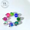 F136 Aleación de Titanio Jelly Bola Australiana Piedra Ópalo Hilo Perno de Lengua Pendientes Labio Stud Ombligo Stud Joyería para Perforaciones Accesorios