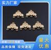 Pendientes de Borla de Murciélago de Bronce Fundido Shangjia Colgante Pequeño DIY Pasador Joyería Materiales Accesorios Nuevo Estilo Chino Accesorios Antiguos