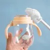 Cepillo Pequeño de Mango Largo para Lavado y Limpieza del Hogar, Cepillo de Mango Largo, Taza de Agua, Limpiador de Licuadora, Cepillo para Limpiar Grietas, Herramienta de Limpieza