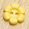 Botones de resina de girasol en colores de caramelo en stock, botones de dos agujeros para ropa y juguetes, accesorios decorativos versátiles, botones para manualidades