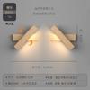Lámpara de pared de espectro completo lámpara de noche para dormitorio con grano de madera nórdica protección ocular lámpara de lectura estilo japonés sala de estar estudio lámpara de pared de fondo