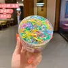 Gomas de Pelo Desechables Pequeñas para Niñas, Bandas de Pelo Coloridas de Alta Elasticidad para Niños Pequeños y Niñas, Gomas Pequeñas para Coletas