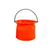 Cubo con Compartimento Plegable para Almacenamiento Conveniente, Lavado de Autos, Tareas Domésticas, Limpieza, Riego de Flores, Uso Diario, Bocetos al Aire Libre, Cubo Telescópico Plegable