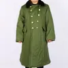 Abrigo de algodón al por mayor invierno 85 verde hierba largo militar para almacenamiento en frío cálido grueso protección laboral duty abrigo de algodón