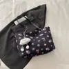 Bolso Cubo Estampado Estilo Dulce de Diseño de Nicho 2026 Principios de Primavera Nueva Moda Tendencia Bolso de Hombro con Cadena para Mujer