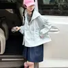Ropa de Protección Solar de Verano para Niñas 2026 Nueva Casual Estilo Coreano para Niños Mayores con Bordes Volantes y Chaqueta de Piel con Capucha Moderna