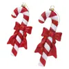 Decorações de Natal Direto da Fábrica Vermelho e Branco Piscante Doces Enfeites de Natal - Decoração de Árvore de Natal