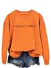 Sudadera Suelta de Manga Larga con Cuello Redondo, Letra 'Amazon Wish', Redonda, Europea y Americana, Cara Cara, Costosa, Difícil