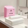 Toalla facial de algodón puro colgante para madre y bebé, toalla suave de algodón desechable, extraíble, bolsa grande, toalla limpiadora de belleza, venta al por mayor