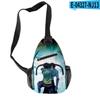 Anime Xiaohai Alrededores Bolso Cruzado Unisex Cool Sencillo Bolso de Hombro