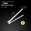 Pinza para hielo de acero inoxidable 304 pinza antideslizante para cubitos de hielo partículas de hielo de roca fruta clip pequeño clip para ingredientes de cocina alimento para picar