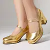 2025 Nuevos Zapatos Británicos de Primavera y Otoño para Mujer con Correa para Viaje Punta Cuadrada Boca Baja Tacones Altos Gruesos 32-43 Amazon Comercio Exterior